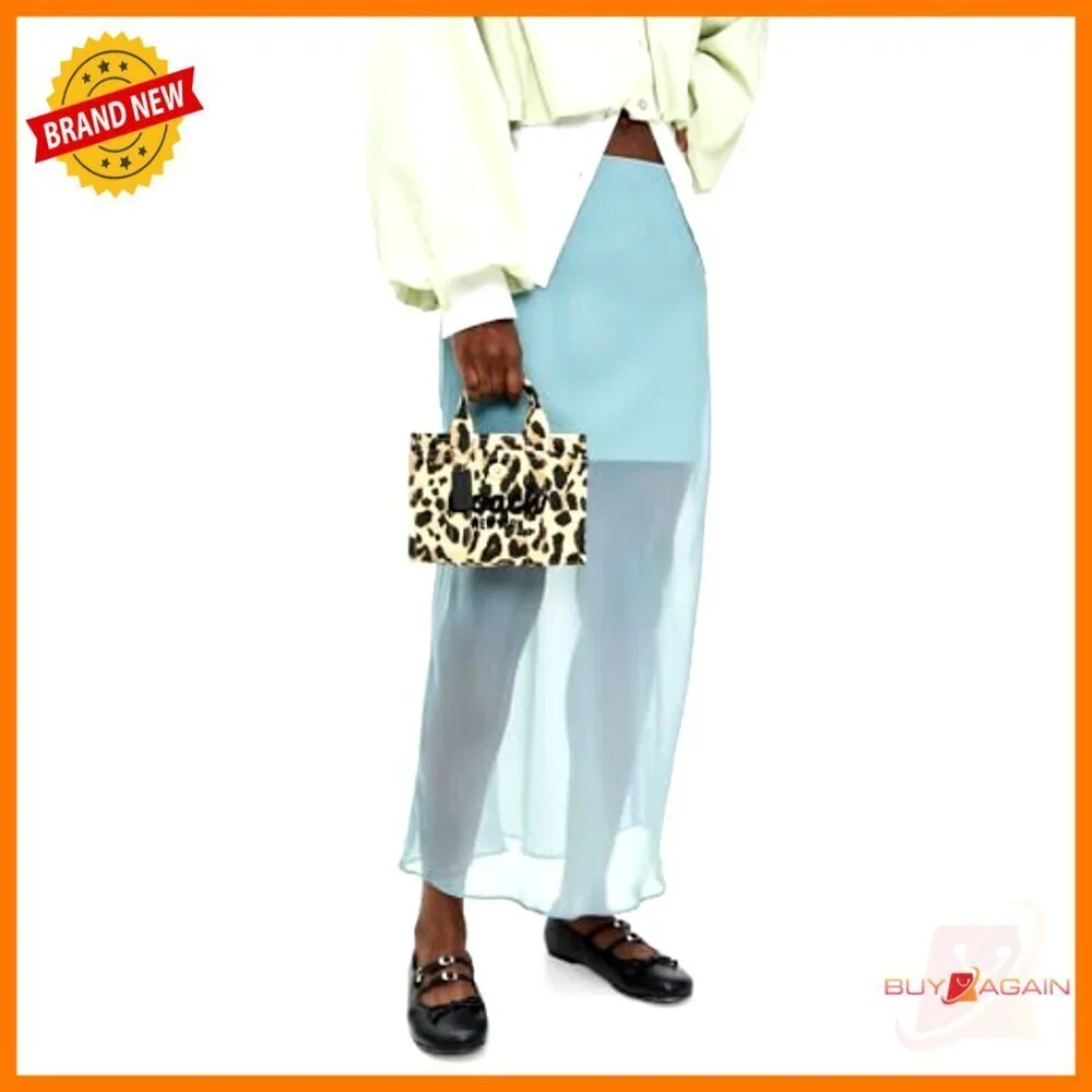 Canvas Tote Bag with Detachable Strap, Turnlock Closure, Multiple Carry Options
